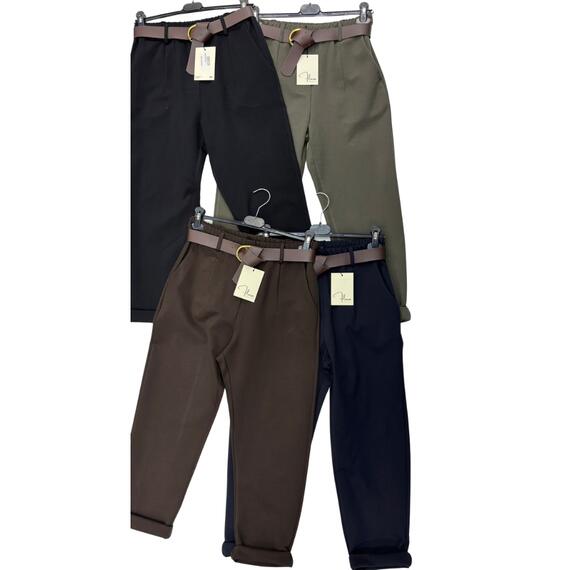 PANTALONE DONNA LUNGO PUNTO MILANO FLORA 256005
 