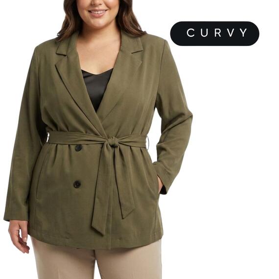 Женская удлиненная куртка Flora Curvy, артикул 260036