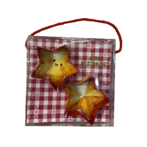 Set of 2 tea towels + 2 decorations Sommaruga 26047