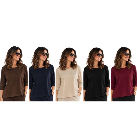 Maglia donna in viscosa soft Flora 268178