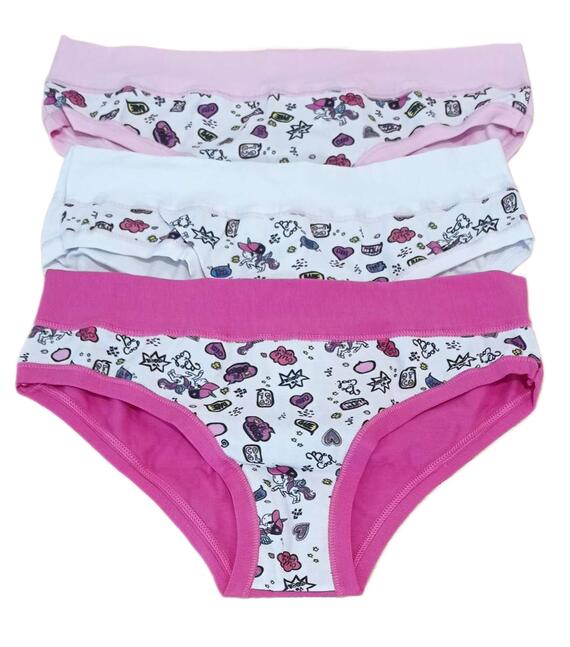 Slip ragazza in cotone elasticizzato Emy B2823J