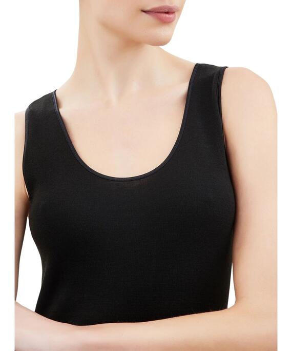 Canottiera donna a spalla larga lana e cotone Ragno Sintonia 072452 SL