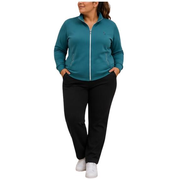 TUTA OVER DONNA IN COTONE FF 28-010 FEDERICA 3XL-4XL