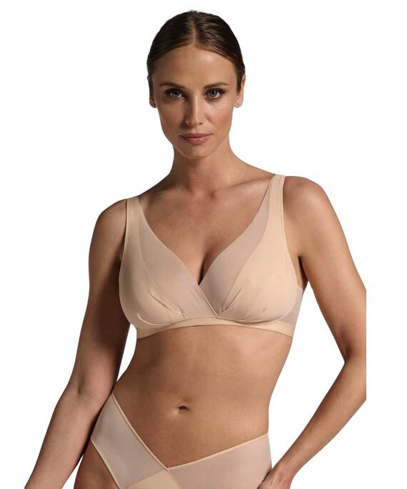 Lepel Tesoro 300 Cup B unlined underwired tulle and microfibre bra