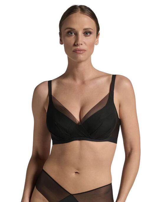 Reggiseno sfoderato con ferretto in tulle e microfibra Lepel Tesoro 301 Coppa C - D