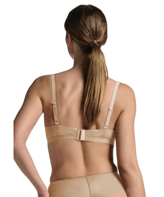 Lepel Tesoro 305 unlined push-up bra in tulle and microfibre, cup B.