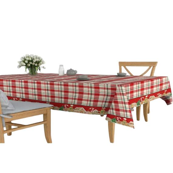 Gingerbread Kitchen Tablecloth 140X240