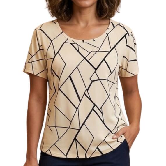 BLUSA DONNA MANICA CORTA FLORA 33050