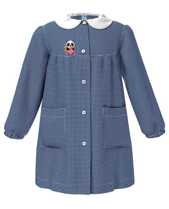 Grembiule scuola bambina Siggi Happy School 33GR4079 Ricamo Panda