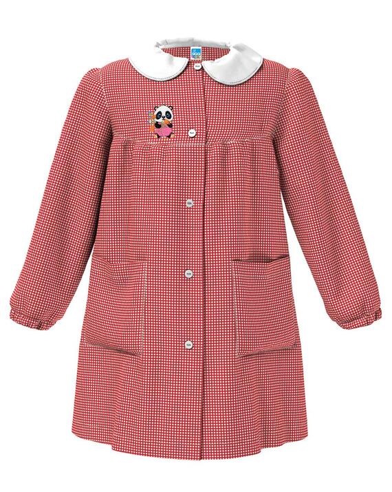 Grembiule scuola bambina Siggi Happy School 33GR4079 Ricamo Panda