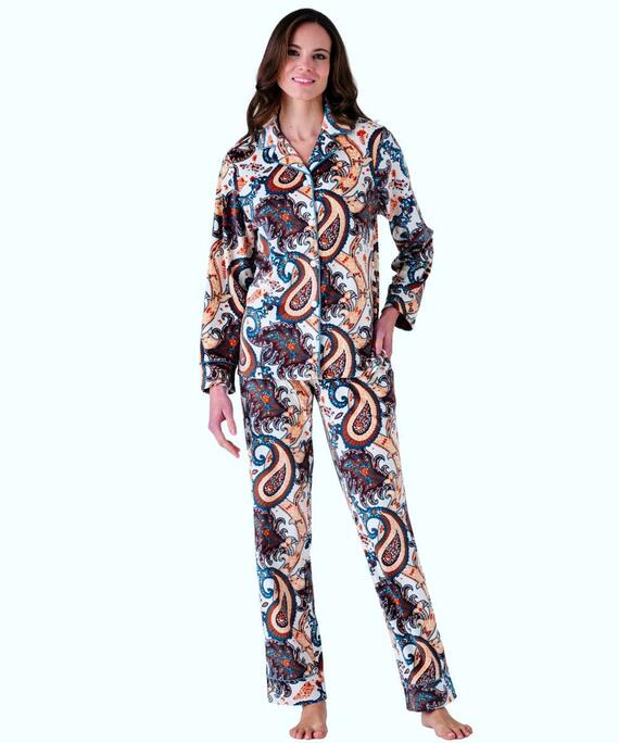 Pigiama donna aperto in caldo pile coral Pigiamiamoci 3455