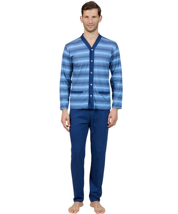 Pigiama uomo aperto in jersey di cotone Bip Bip 3776