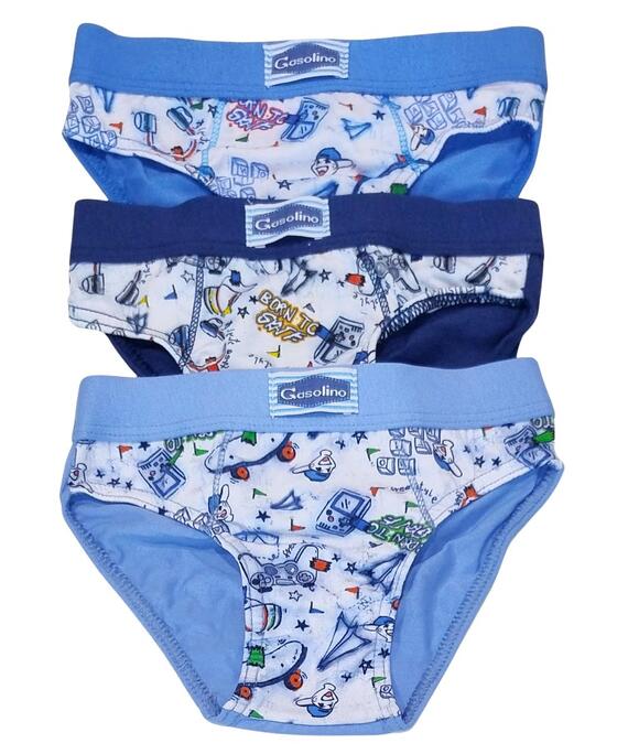 Slip bambino in cotone elasticizzato Gasolino U3889