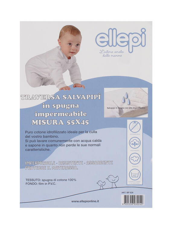 BABY PLASTIC BACKED WATERPROOF SHEET ELLEPI BP 628  