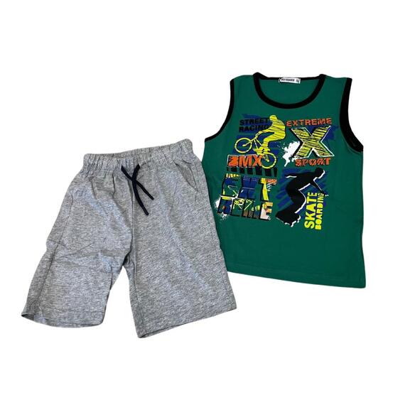 COMPLETO DUE PEZZI BAMBINO CANOTTA BERMUDA NEXT SEASON 39106