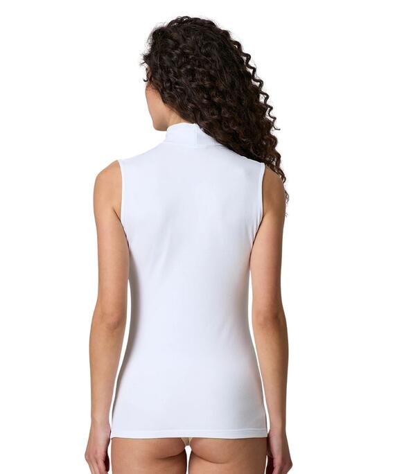 LUPETTO DONNA SMANICATO IN COTONE ELASTICIZZATO JADEA 4058