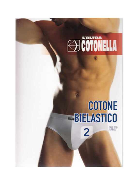 Slip in cotone elasticizzato L'Altra Cotonella 2396 (bi-pack)