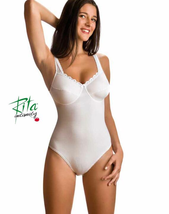 Body donna in cotone elasticizzato Rita 456 Tg.7