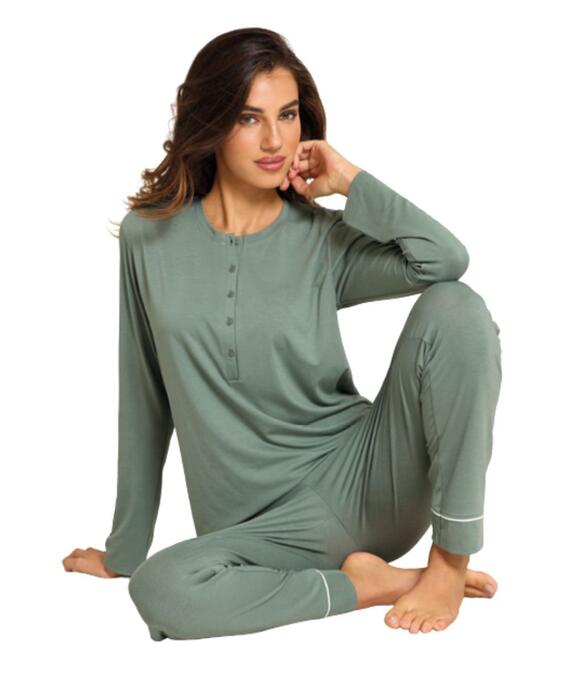 Pigiama donna in jersey di viscosa pesante Jadea Home 5313