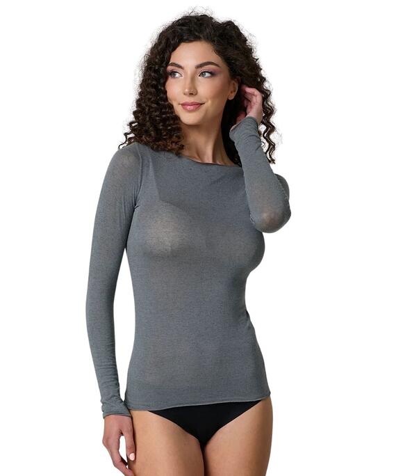 MAGLIA DONNA SCOLLO A BARCA IN CASHMERE JADEA 4064