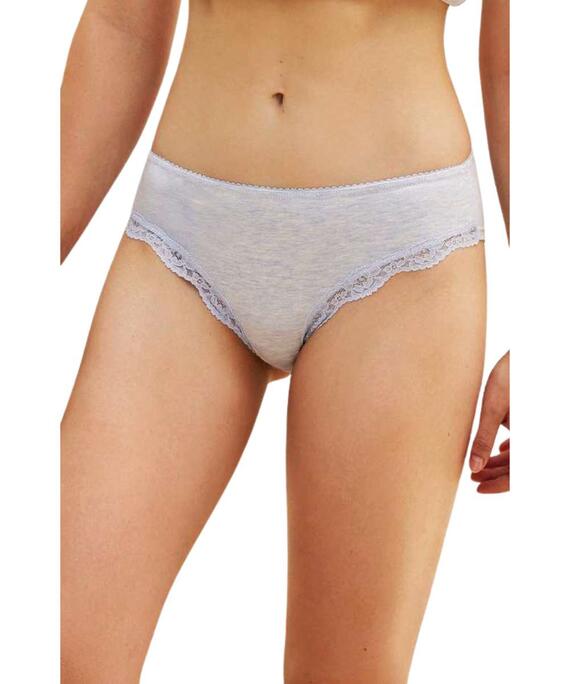 Culotte Jadea 6593 pour femme, en coton stretch et dentelle