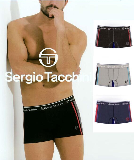 Boxer uomo in cotone elasticizzato Sergio Tacchini 7006B