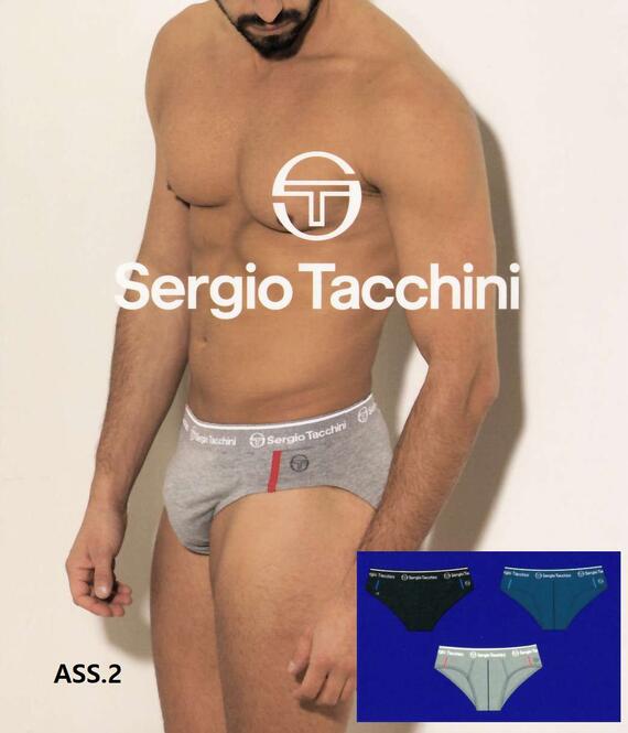 Slip uomo moda in cotone elasticizzato Sergio Tacchini 7010S