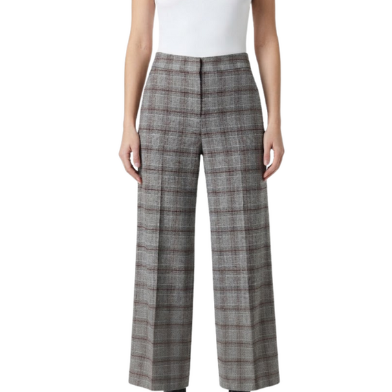 Pantalone donna scozzese a palazzo Carla Ferroni 70491
