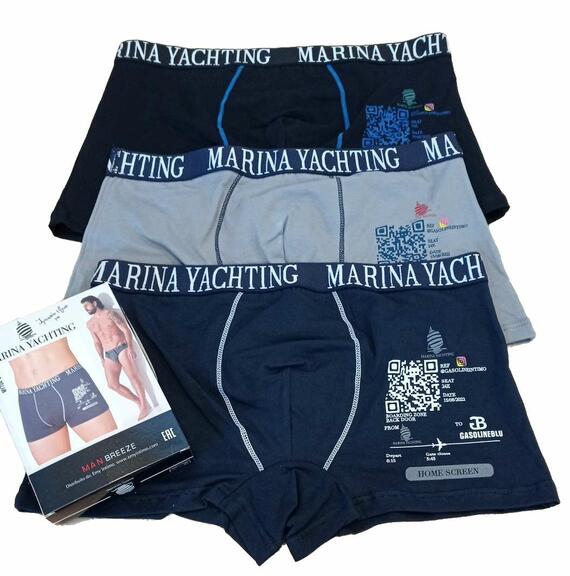 Boxer uomo cotone elasticizzato Marina Yachting MY704