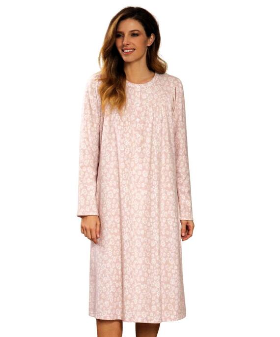 Linclalor 77875 Milano Stitch Wool Cotton Nightgown