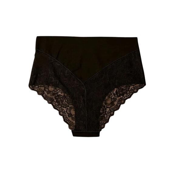 Women's laser cut midi briefs with lace Jadea 8016
