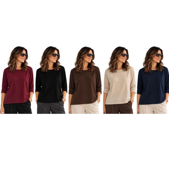 Maglia donna punto Milano Flora 85783