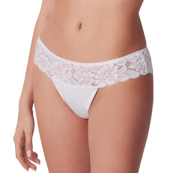 Brasiliana donna in cotone-modal con pizzo Cotonella ADC87