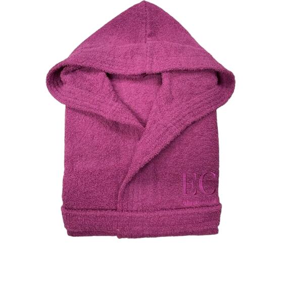 ACCAPPATOIO UNISEX IN SPUGNA DI COTONE CON CAPPUCCIO ENRICO COVERI
