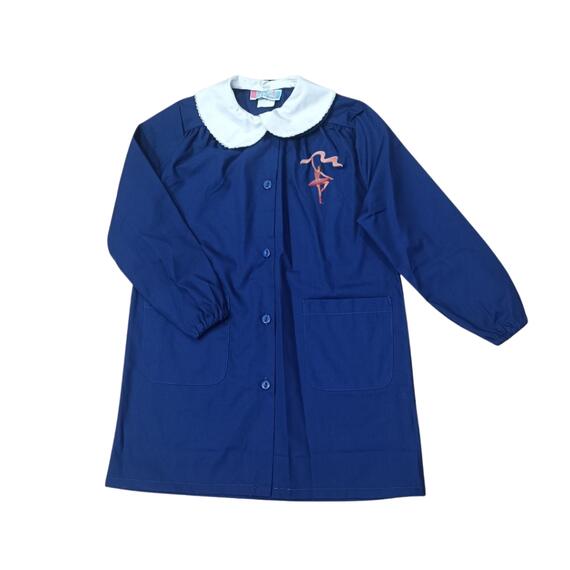 GREMBIULE SCUOLA BAMBINA ANDY&GI&ograve; 90316 RICAMO BALLERINA