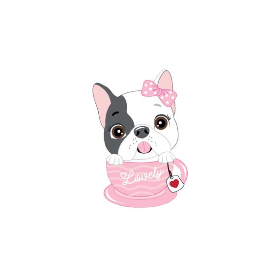 GREMBIULE ASILO BAMBINA ANDY&GIò 90288 RICAMO CAGNOLINO