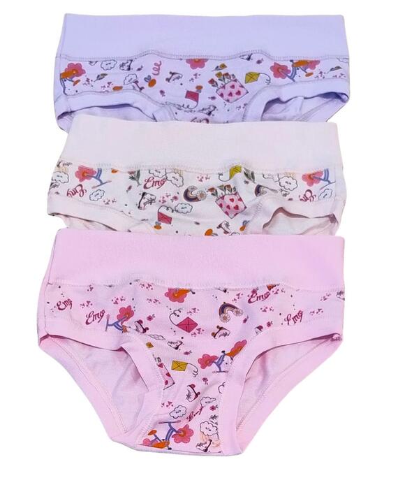 Slip bambina in cotone elasticizzato Emy B2986