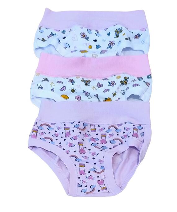 Alvada B9606 Stretch Cotton Girls' Briefs