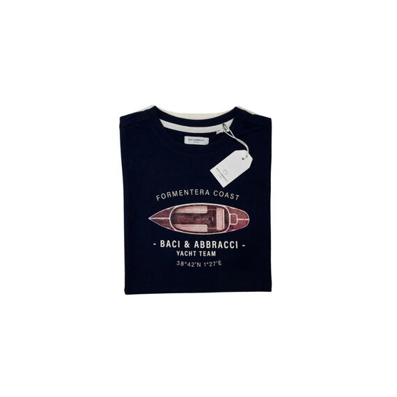 T-SHIRT UOMO STAMPATA BACI&ABBRACCI 1029