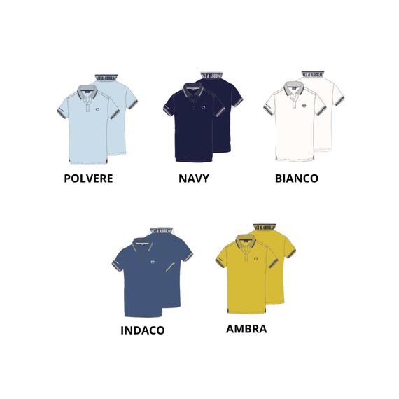 POLO UOMO PIQUET DI COTONE BACI&ABBRACCI BAM 1420