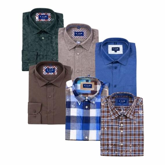 Camicia da uomo a maniche lunghe in flanella Bahamas G-CLUB M-XXL