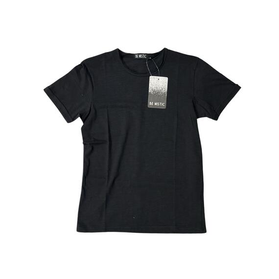 BE MISTIC 365 T-SHIRT MĘSKI Z OKRĄGŁYM DEKOLTEM I SUROWYM WYCIĘCIEM