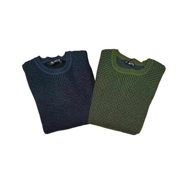 BE MISTIC 513 WOOL BLEND MEN'S SWEATER