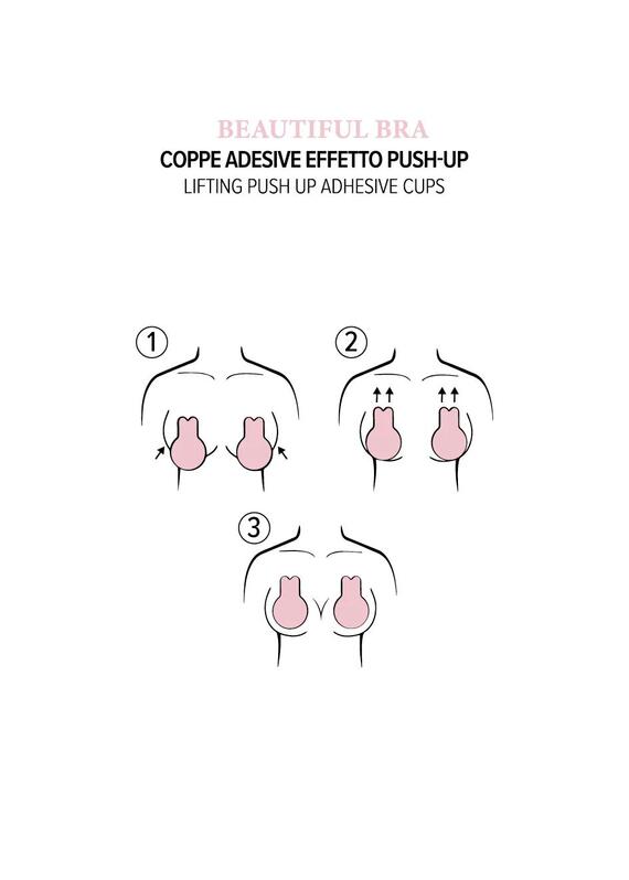 Coppe adesive effetto push-up LoveandBra Beautiful Bra