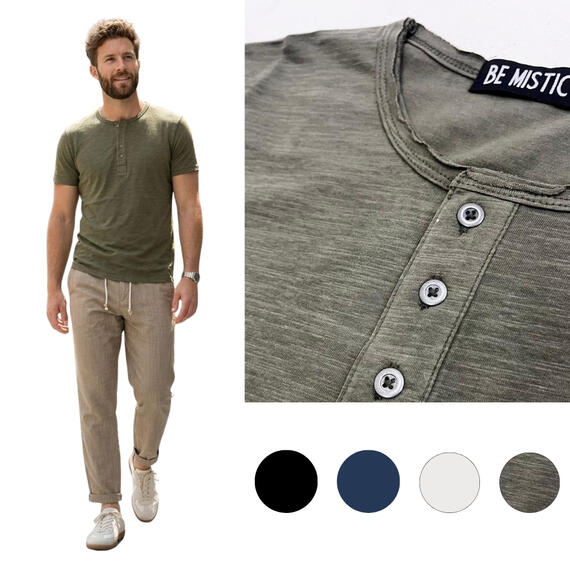 T-SHIRT BASICA UOMO BE MISTIC 10340