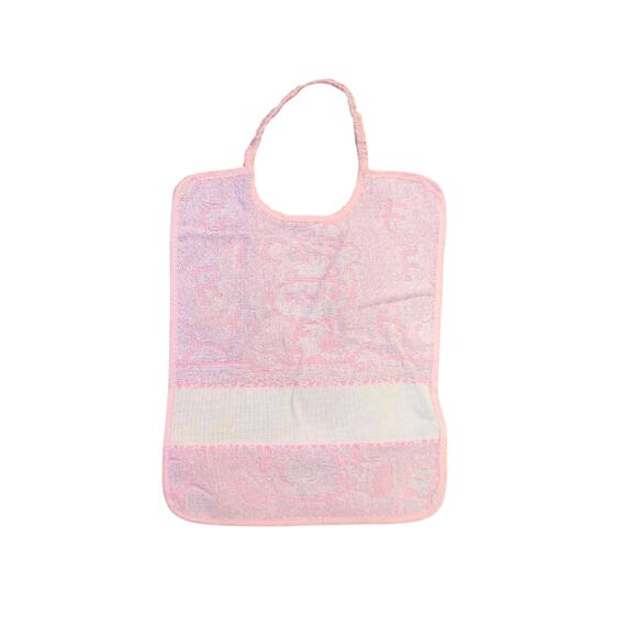 Bavaglino bambini in spugna con tela aida 26x34 Bubab&ugrave; BAV273