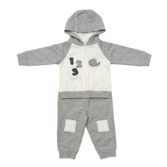 Completo felpa neonato Pastello CAF14AH