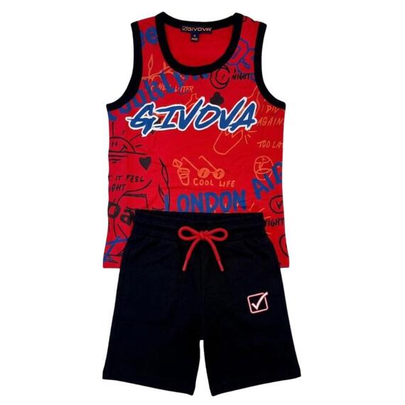 COMPLETO CORTO BAMBINO GIVOVA CCC0104
&nbsp;