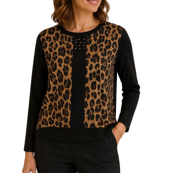 Maglia donna animalier Chiara Autieri ma4127