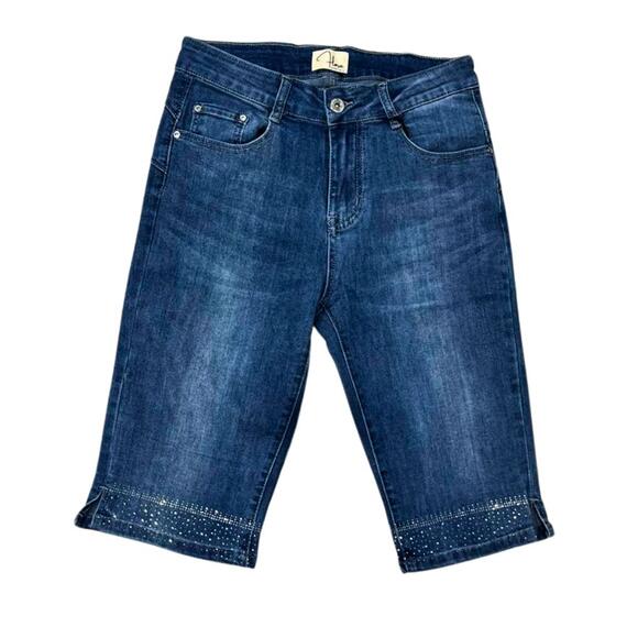 BERMUDA JEANS DONNA FLORA CY1163